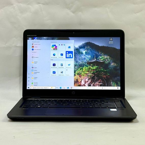 Мобильная рабочая станция HP ZBook 14u G4 / 14" (1920x1080) TN Touch / Intel Core i7-7500U (2 (4) ядра по 2.7 - 3.5 GHz) / 16 GB DDR4 / 256 GB SSD / AMD FirePro W4190M, 2 GB GDDR5, 128-bit / WebCam / Windows 10 Pro б/у | Зображення 1