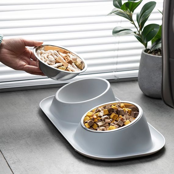 Миска подвійна на підставці Lapka, 2 х 250 мл | Зображення 6