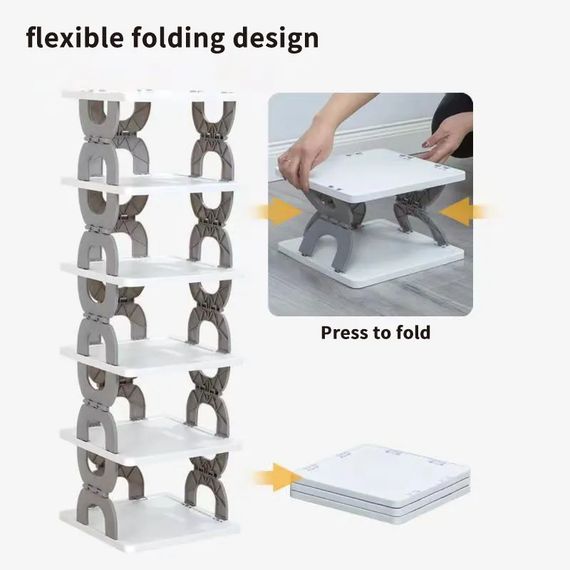 Полиця для взуття та речей з 5 полицями XPRO Shoe rack (44039-_373) | Зображення 3