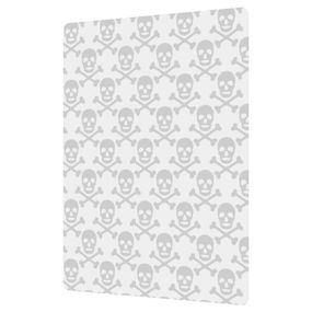 Розхідник Back Transparent захисна гідрогелева плівка SKLO (упаковка 10 шт.) Прозорий / Черепи