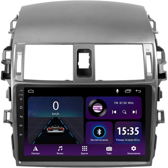 Штатна магнітола Sigma E9232 2+32 Gb Toyota Corolla 10 E140 E150 2006-2013 (A) 9"