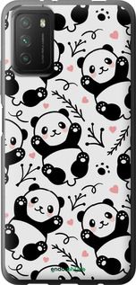 Чохол на Xiaomi Poco M3 Панди "4318u-2200-2448"