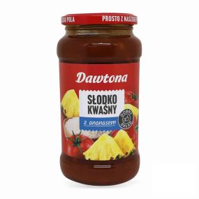 Соус томатний кисло-солодкий Dawtona, 550 мл, Польща, соус для пасти, рису