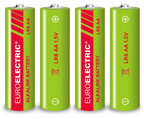 Батарейки щелочные Euroelectric AA 4 шт.