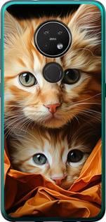 Чохол на Nokia 7.2 Котики 2 із пластику FCh_008309