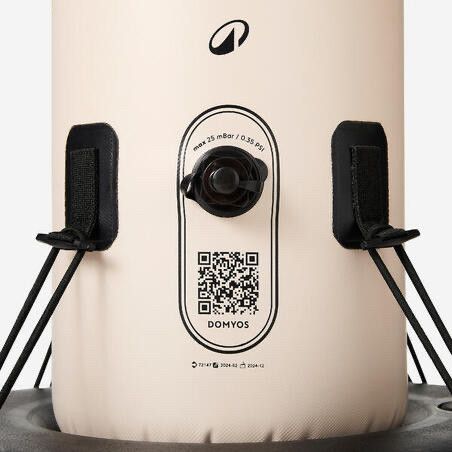 Боксерський мішок підлоговий чорний/бежевий | Зображення 2