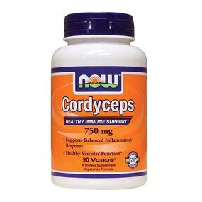 Тонізуючий засіб NOW Foods Cordyceps 750 mg 90 Veg Caps