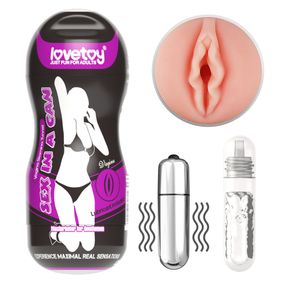 Мастурбатор - Sex In A Can Vagina Stamina Tunnel Vibrating Sex Aura