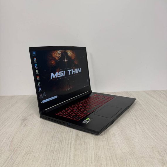 Ігровий ноутбук MSI GF63 Thin 10UC / 15.6" (1920x1080) IPS / Intel Core i5-10500H (6 (12) ядра по 2.5 - 4.5 GHz) / 16 GB DDR4 / 512 GB SSD / nVidia GeForce RTX 3050, 4 GB GDDR6, 128-bit / WebCam б/в | Зображення 5