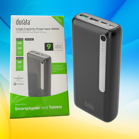 Powerbank Durata 30000mAh. Павербанк, павер 30000. Швидка зарядка. повербанк