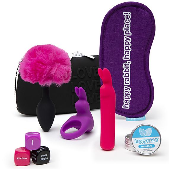 Набір секс іграшок Happy Rabbit Couple's Pleasure Kit (7 Piece) Sex Aura