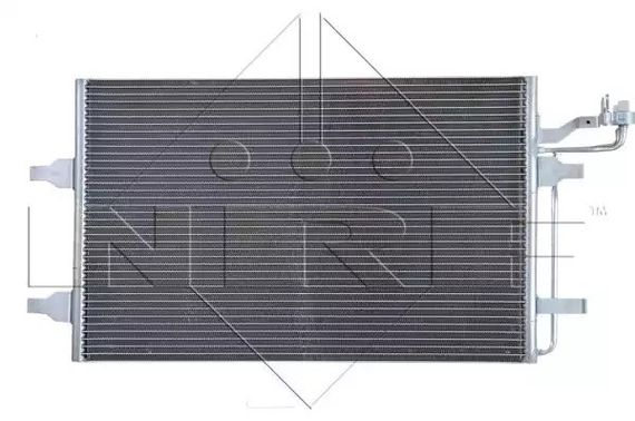 Радіатор кондиціонера Volvo C30, C70, S40, V50 1.6-2.0D 12.03-12.12, NRF (35770) | Зображення 1