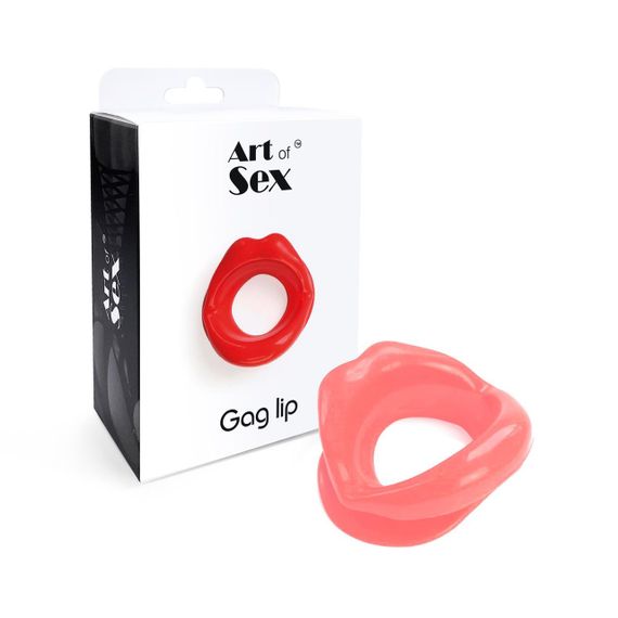Кляп-розширювач у формі губ Art of Sex – Gag lip, рожевий Sex Aura | Зображення 2