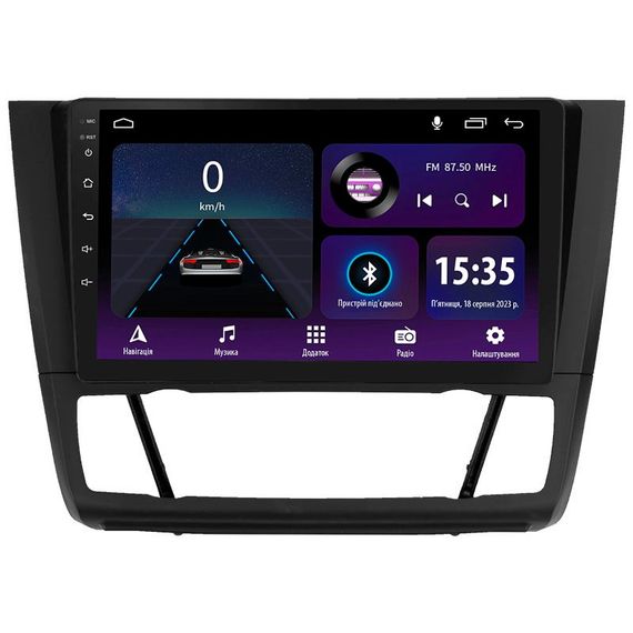 Штатна магнітола Sigma E9232 2+32 Gb BMW 1 E88 E82 E81 E87 2004-2011 (F2) 9" (L2)