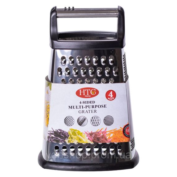 Терка ручна для овочів і фруктів чотиристороння 16×13×25 (см) HP-8-6 | Зображення 8