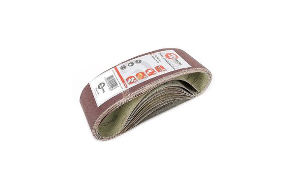 Лента шлифовальная Intertool - 75 х 533 мм Р120 (10 шт.) (BT-0412) | Зображення 2