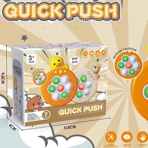 Портативная игра Pop-it Speed Push Game Ver.6 Duck | Зображення 4
