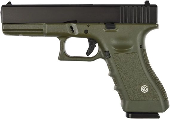 Пістолет страйкбольний Evolution E017 Gas 6 мм OD Green