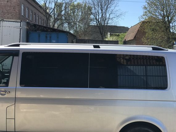 Рейлінги CROWN (сірий мат) Довга база для Volkswagen T5 Caravelle 2004-2010 років | Зображення 8