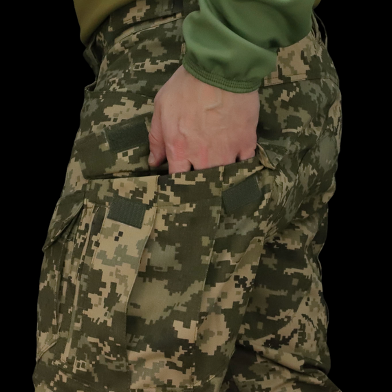 Тактичні штани PREDATOR з наколінниками, 100% бавовна, Піксель, 56/4 | Зображення 6