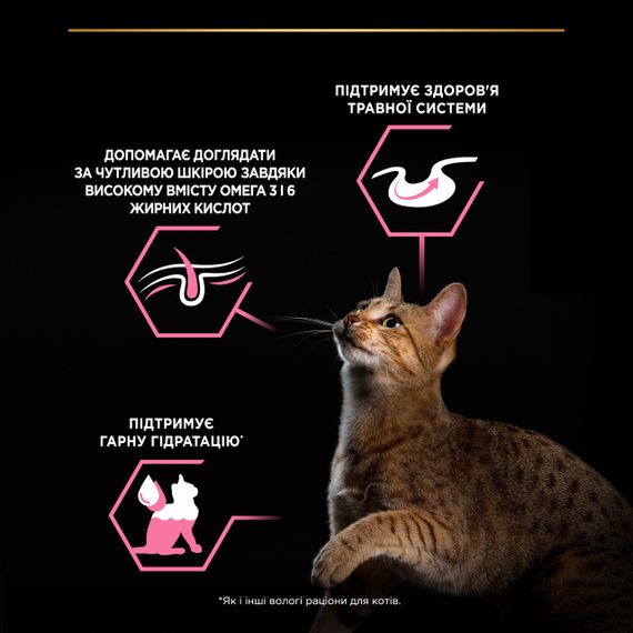 Набір вологого корму для котів з індичкою та рибою Purina Pro Plan Delicate 85 гр х 10 шт | Зображення 5