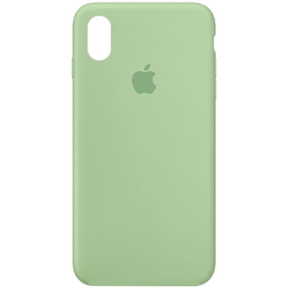 Чохол Silicone Case Full Protective (AA) для Apple iPhone XR (6.1") Зелений / Pistachio