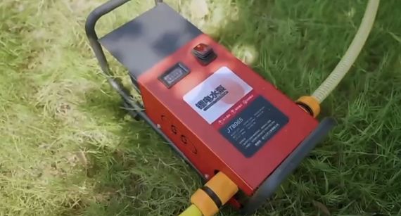 Помпа для води Pump-04 2 акб, 3м-водозабору, 5м-шланга + розпилювач | Зображення 1
