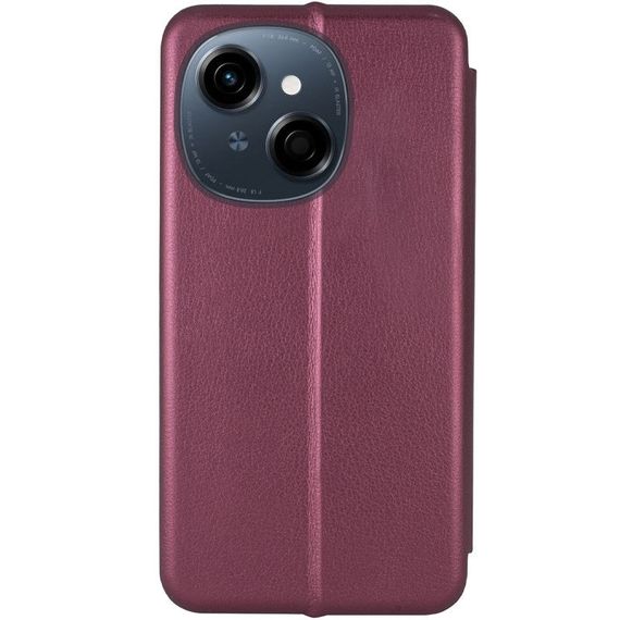 Шкіряний чохол-книжка Classy для TECNO Spark Go 1 (KL4) / Spark Go 2025 Бордовий | Зображення 1