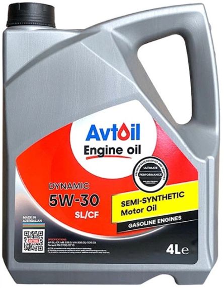 Моторна олива Avtoil Dynamic 5w30 SL/CF 4л