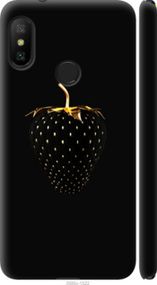 Чохол на Xiaomi Redmi 6 Pro Чорна полуниця "3585m-1595-24368"