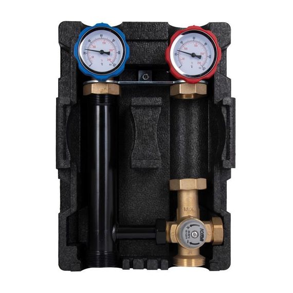 Насосная группа Icma №R004 1 1/2"x1" подключение слева, без насоса 93R004AFS5505SC | Зображення 1