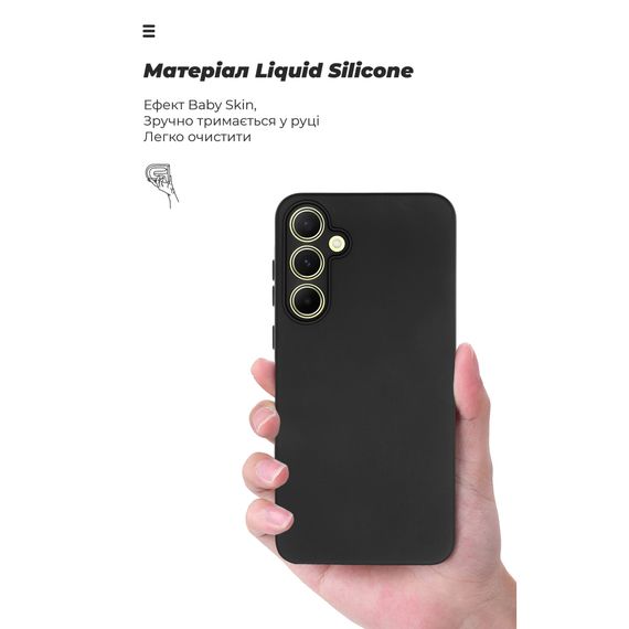Чохол до мобільного телефона Armorstandart ICON Samsung A55 5G (A556) Camera cover Black (ARM76389) | Зображення 6