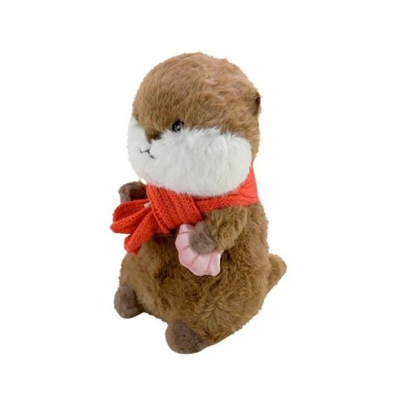 Дитяча м'яка іграшка "Видреня" C8502 з мушлею, розмір 28 см | Зображення 1