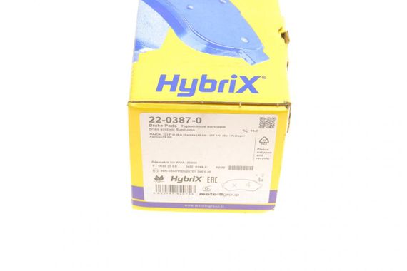 Колодки гальмівні передні Mazda 323 98-04 22-0387-0 | Зображення 6