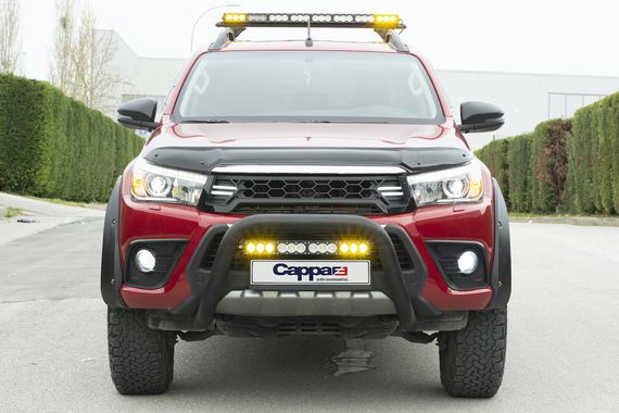 Дефлектор капота 2015-2020 (EuroCap) для Toyota Hilux | Зображення 1