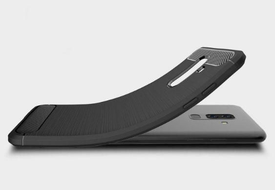 Чехол PRIMO Carbon Fiber Series для Samsung J8 2018 (SM-J810) - Black | Зображення 3