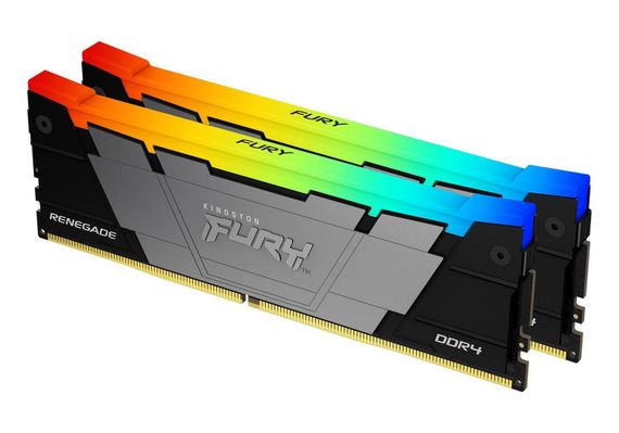 Пам&#039;ять ПК Kingston DDR4 16GB KIT (8GBx2) 3600 FURY Renegade RGB KF436C16RB2AK2/16 | Зображення 1