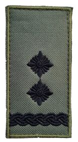 Пагон Шеврони з вишивкой "Підполковник ЗСУ" Хакі   роз. 10*5 см