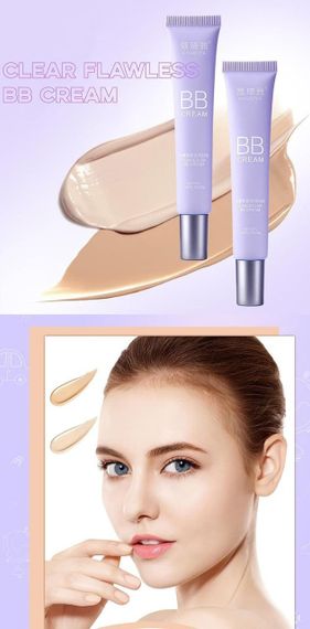 Консилер із повним покриттям BB-крем Сильний зволожуючий Тонований BB-крем для основи Легкий освітлюючий крем для обличчя Водостійкий Натуальний | Зображення 2