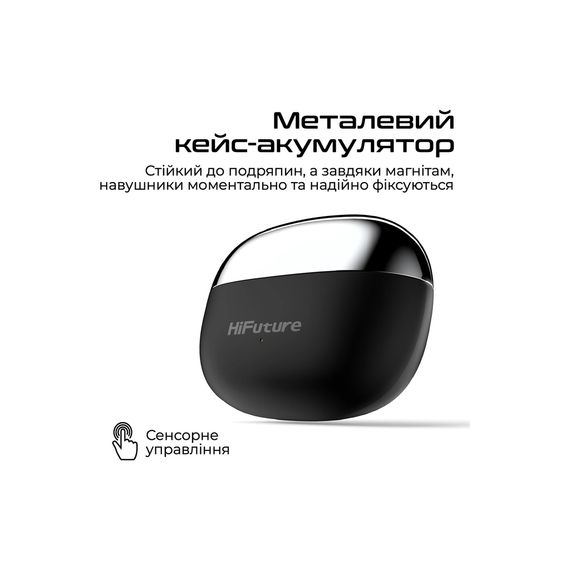Навушники HiFuture FlexClip Black (flexclip.black) | Зображення 5