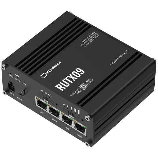 Teltonika RUTX09 IoT з 4G LTE, Wi-Fi Промисловий стільниковий маршрутизатор | Зображення 1