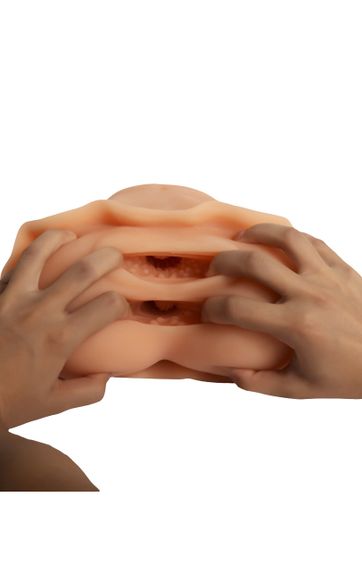 Мастурбатор  Вагина-Анус Skirt телесный без вибрации с имитацией юбки sexstyle | Зображення 4