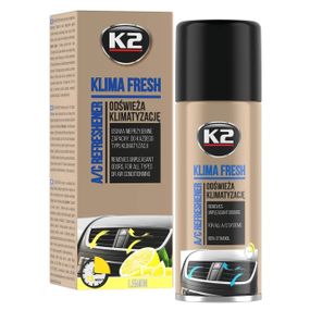 Очиститель системы кондиционирования K2 Klima Fresh "Лимон" 150 мл (K222)