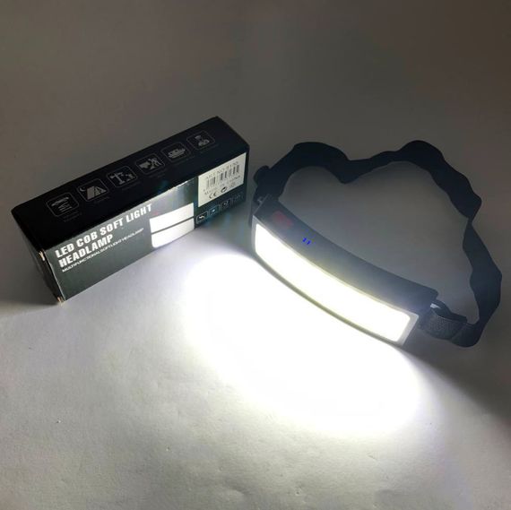 Ліхтар акумуляторний для риболовлі Bailong BL-F007-COB | Налобний ліхтар | Надпотужний WS-663 налобний ліхтар | Зображення 1