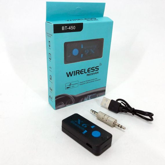 Бездротовий адаптер Bluetooth приймач аудіо ресівер BT-X6, модулятор блютуз в машину | Зображення 1