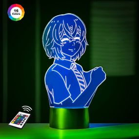 3D светильник ночник с пультом "Дазай Осаму 2" 3DTOYSLAMP