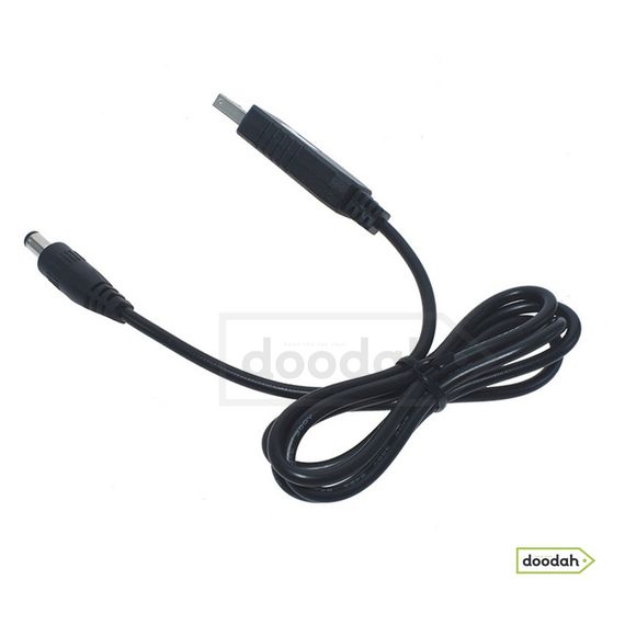 USB кабель живлення від Power Banka CARPRIE - 5,5*2,5 мм 9V (для роутерів, маршрутизаторів, ліхтарів, ip камер) | Зображення 5