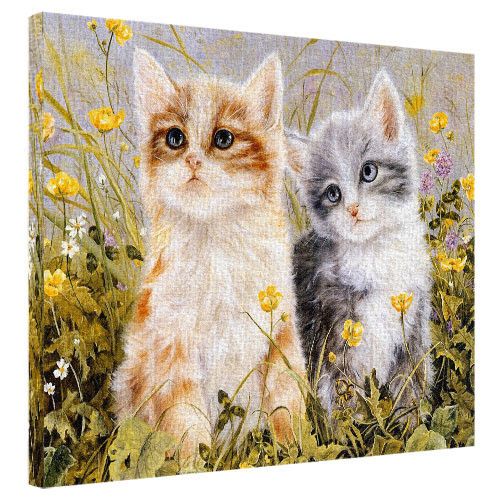 Картина на холсте Котята 40x50 см (H4050_ZVR005)
