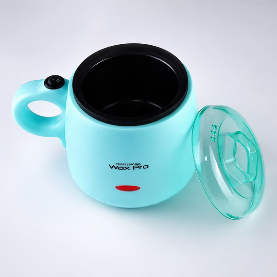 Лазковий воскоплав Wax Warmer YSM-2002A 200 мл 100 Вт для розігрівання воску, бірюзовий | Зображення 3