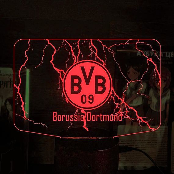 Акриловый светильник-ночник Borussia красный tty-n002272